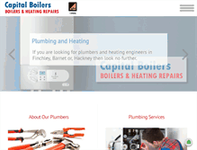Tablet Screenshot of plumbersinnorthlondon.net